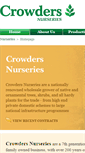 Mobile Screenshot of crowdersnurseries.co.uk